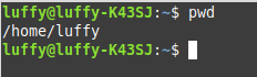 pwd command